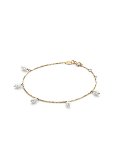 Jakcie Gold | 14 karaat geelgouden armband met parels | Pearls of Amalfi