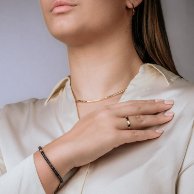 Jeh Jewels | Armband loliet + goldfield