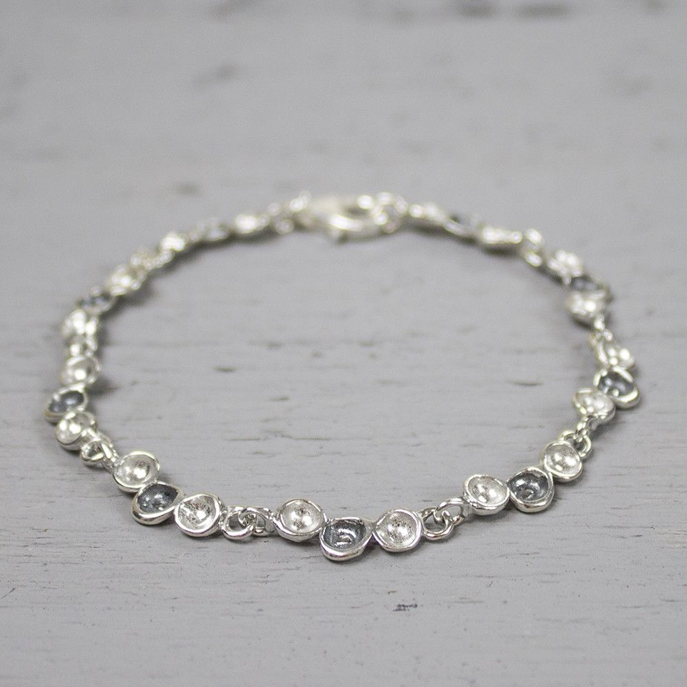 Jeh Jewels | Armband zilveren geoxideerd schakelarmband