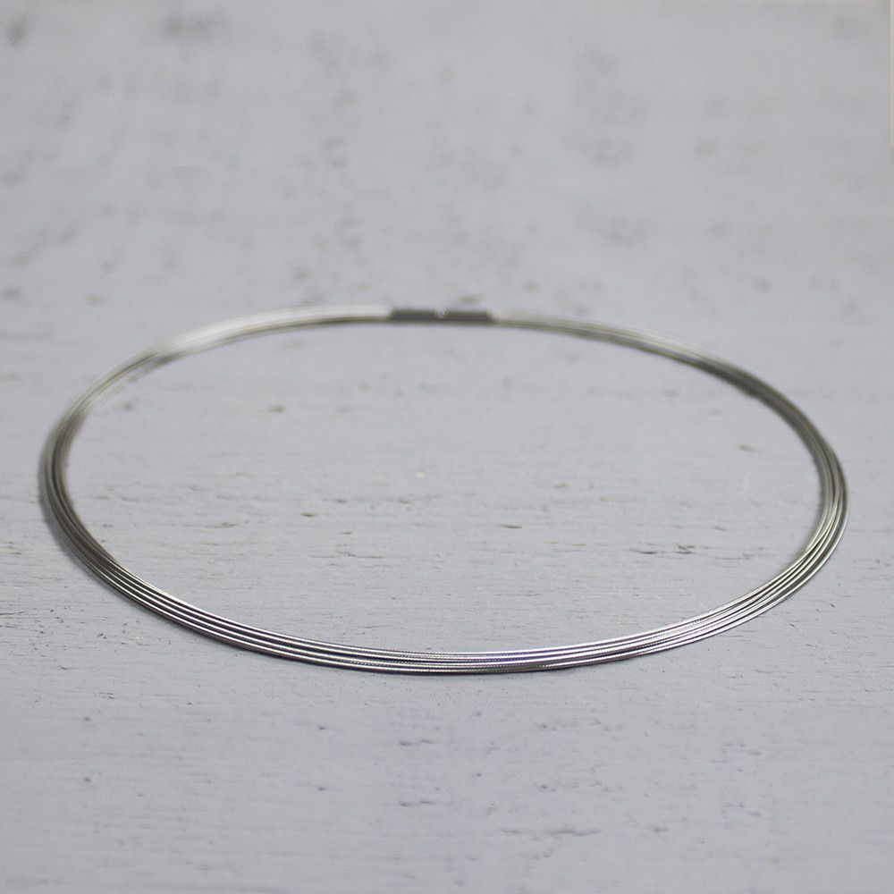 Jeh Jewels | Collier 10-draads edelstaal met bajonetsluiting