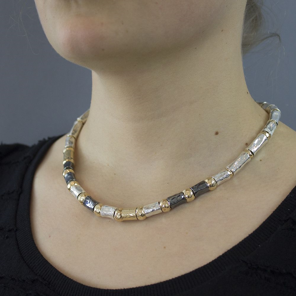 Jeh Jewels | Collier drie kleuren slang