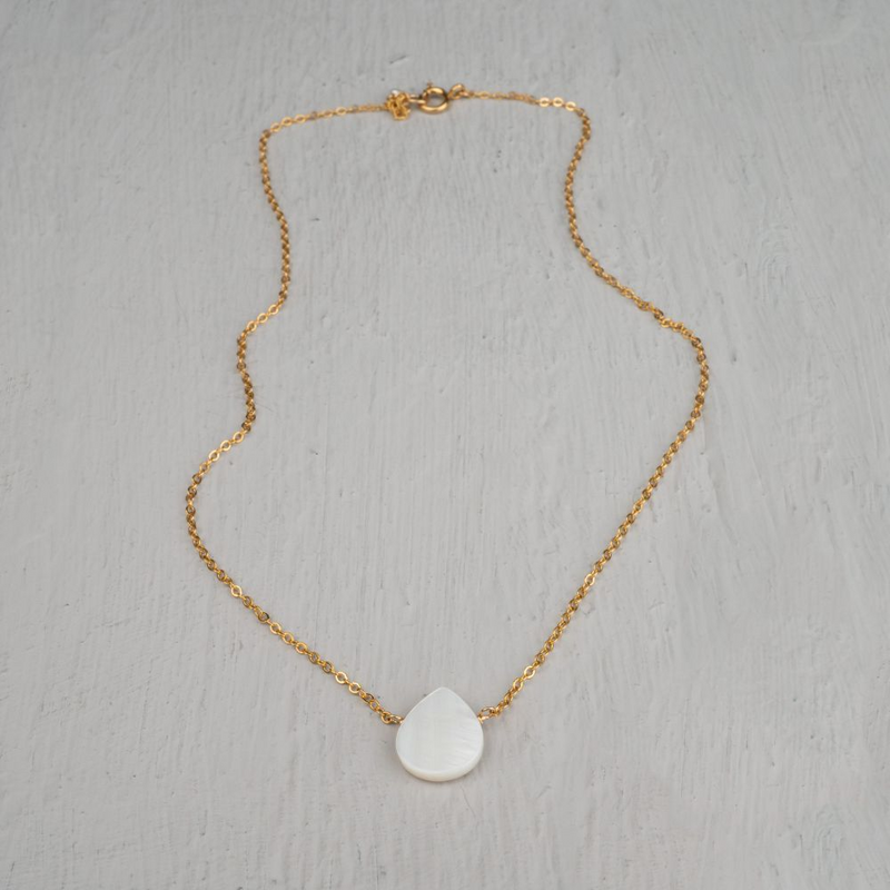 Jeh Jewels | Collier goldfilled Parelmoer