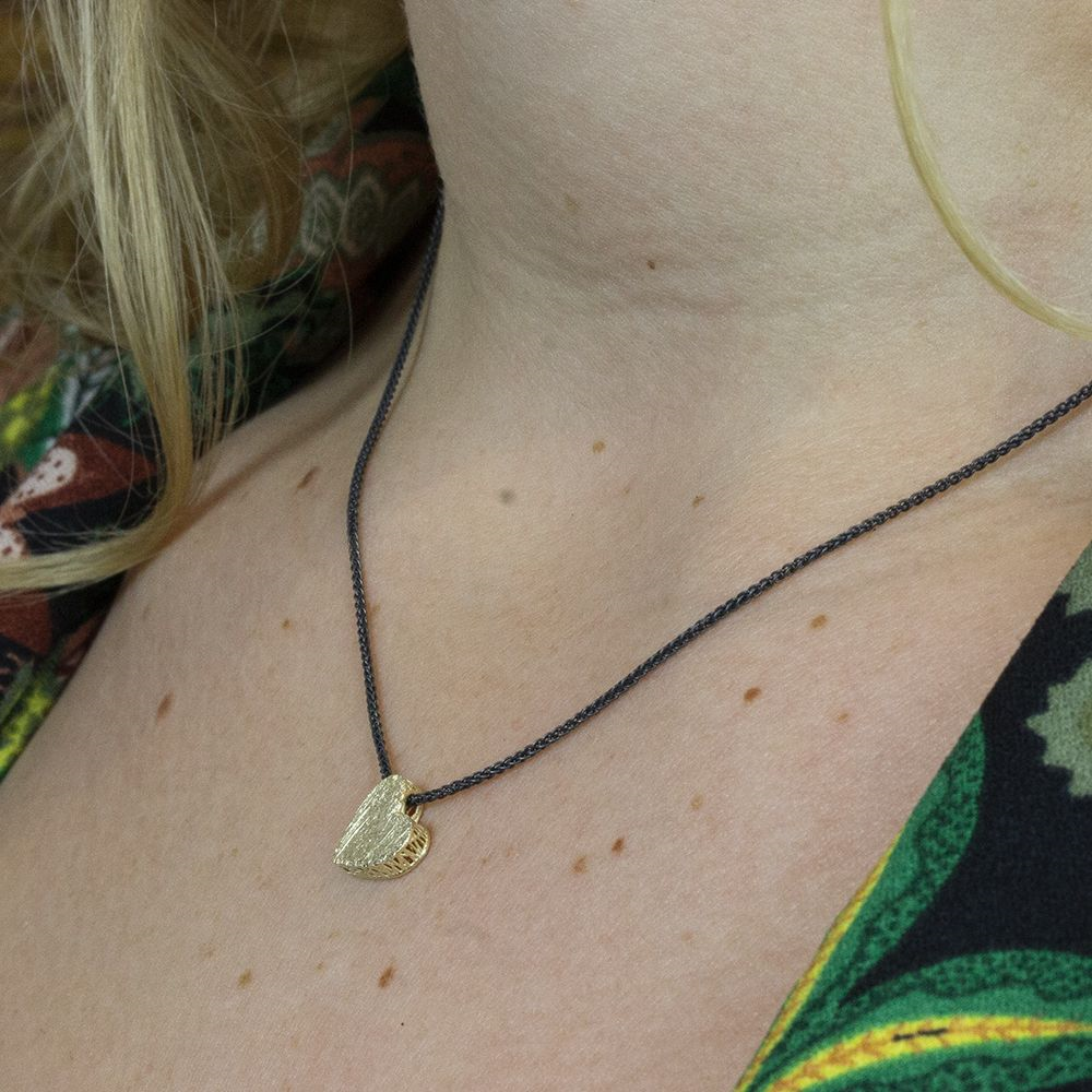 Jeh Jewels | Collier zilv. oxy + hart 3D twee kanten