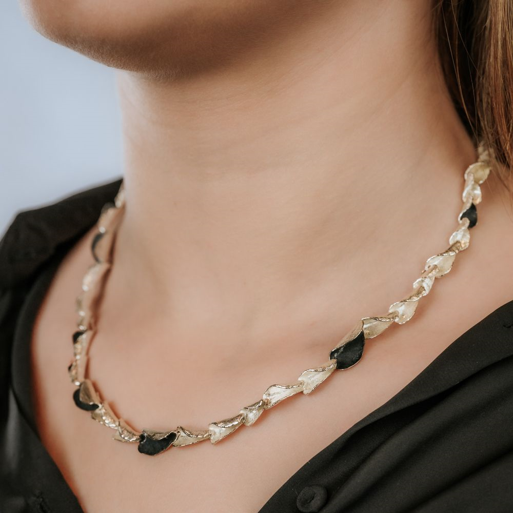 Jeh Jewels | Collier zilver en oxy flapjes