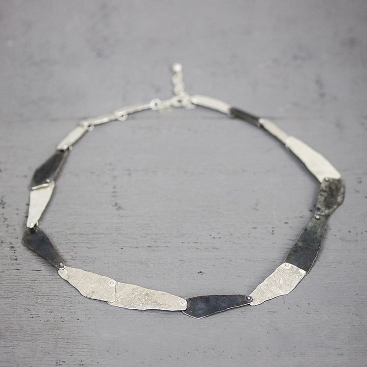 Jeh Jewels | Collier zilver wit met oxy