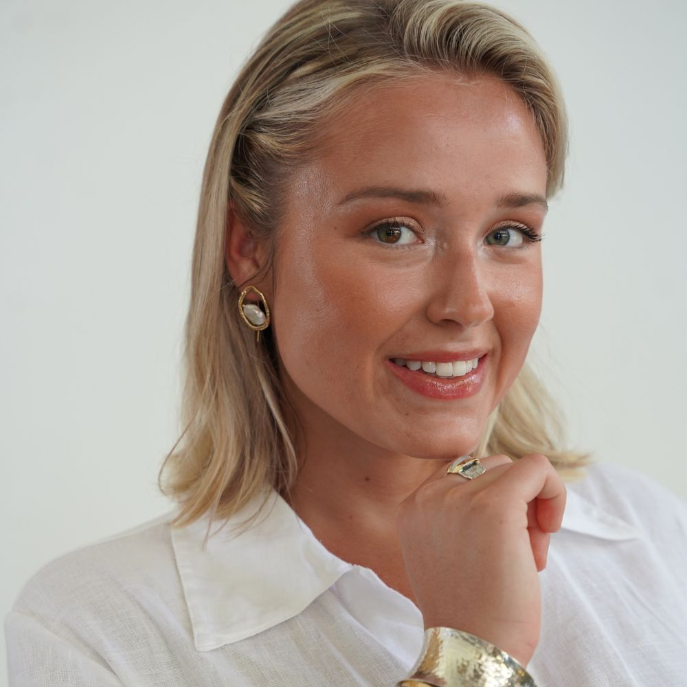 Jeh Jewels | Oorbel open zilver verguld