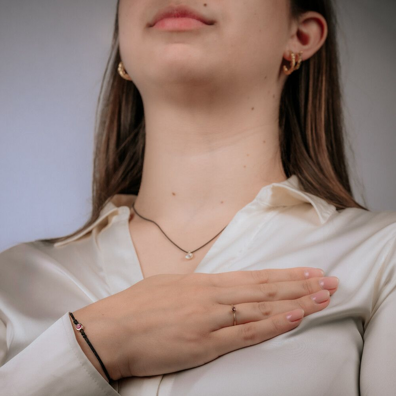 Jeh Jewels | Ring N.O.O.R. Roze Toermalijn strak