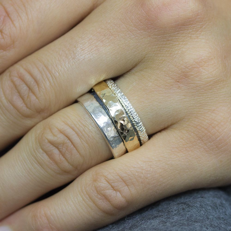 Jeh Jewels | Ring zilver met goldfilled cool