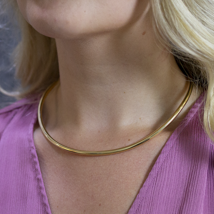 Jeh Jewels | Spang massief goldfilled glad fijn