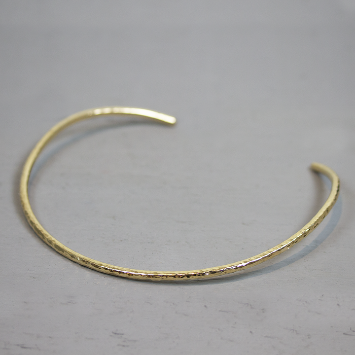 Jeh Jewels | Spang massief goldfilled hamerslag dik