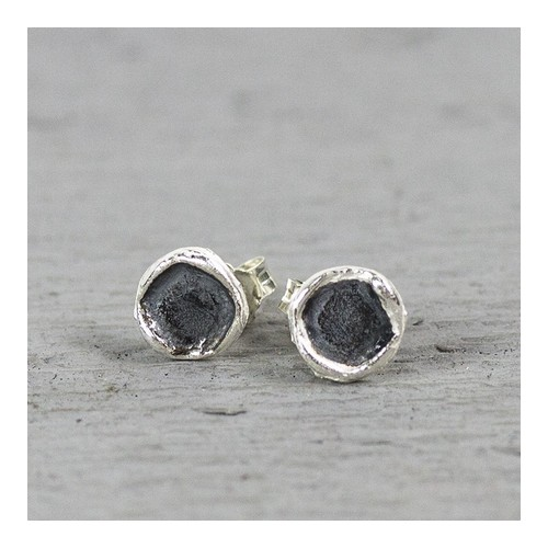 Jeh Jewels | Zilver oxy rond oorstekers