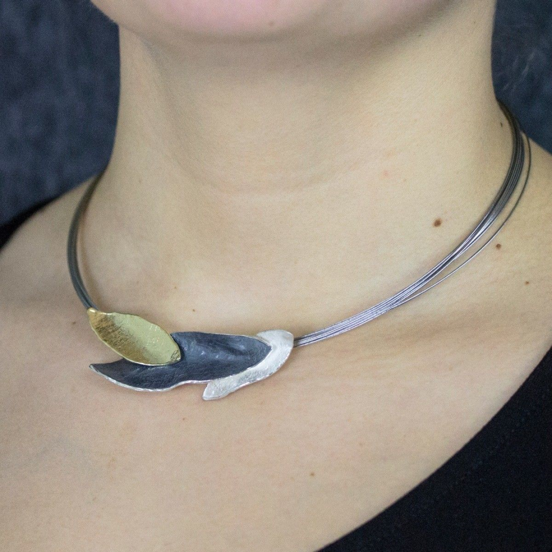 Jeh Jewels | Zilveren hanger deels geoxideerd en verguld