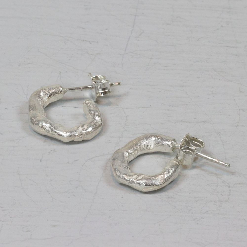 Jeh Jewels | Zilveren oorbellen rond van vorm