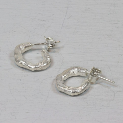 Jeh Jewels | Zilveren oorbellen rond van vorm