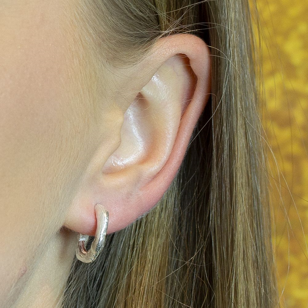 Jeh Jewels | Zilveren oorbellen rond van vorm