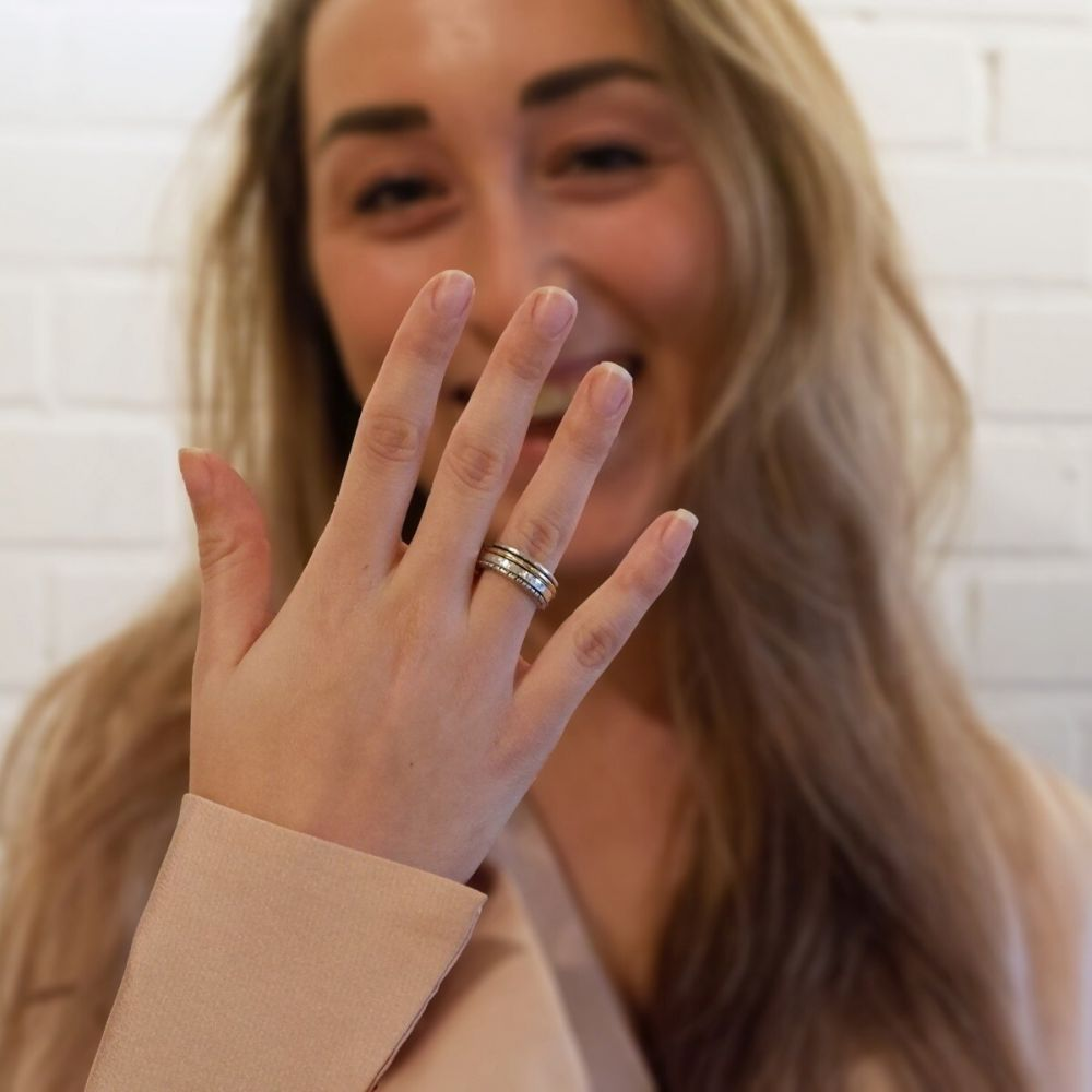 Jeh Jewels | Zilveren ring deels goldfilled