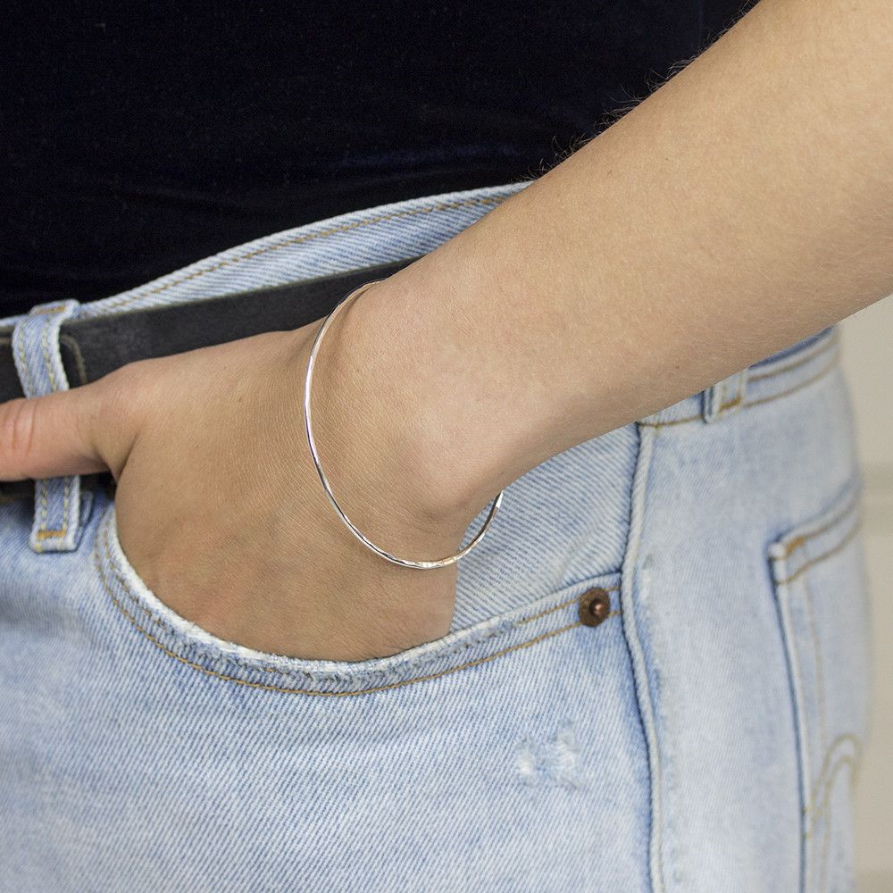 Jeh Jewels | Zilveren rinkelarmband smal