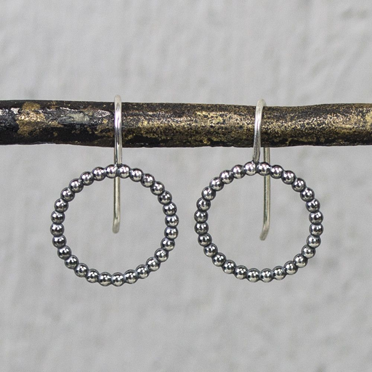 Jeh zilveren/oxy oorhangers