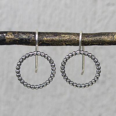 Jeh zilveren/oxy oorhangers