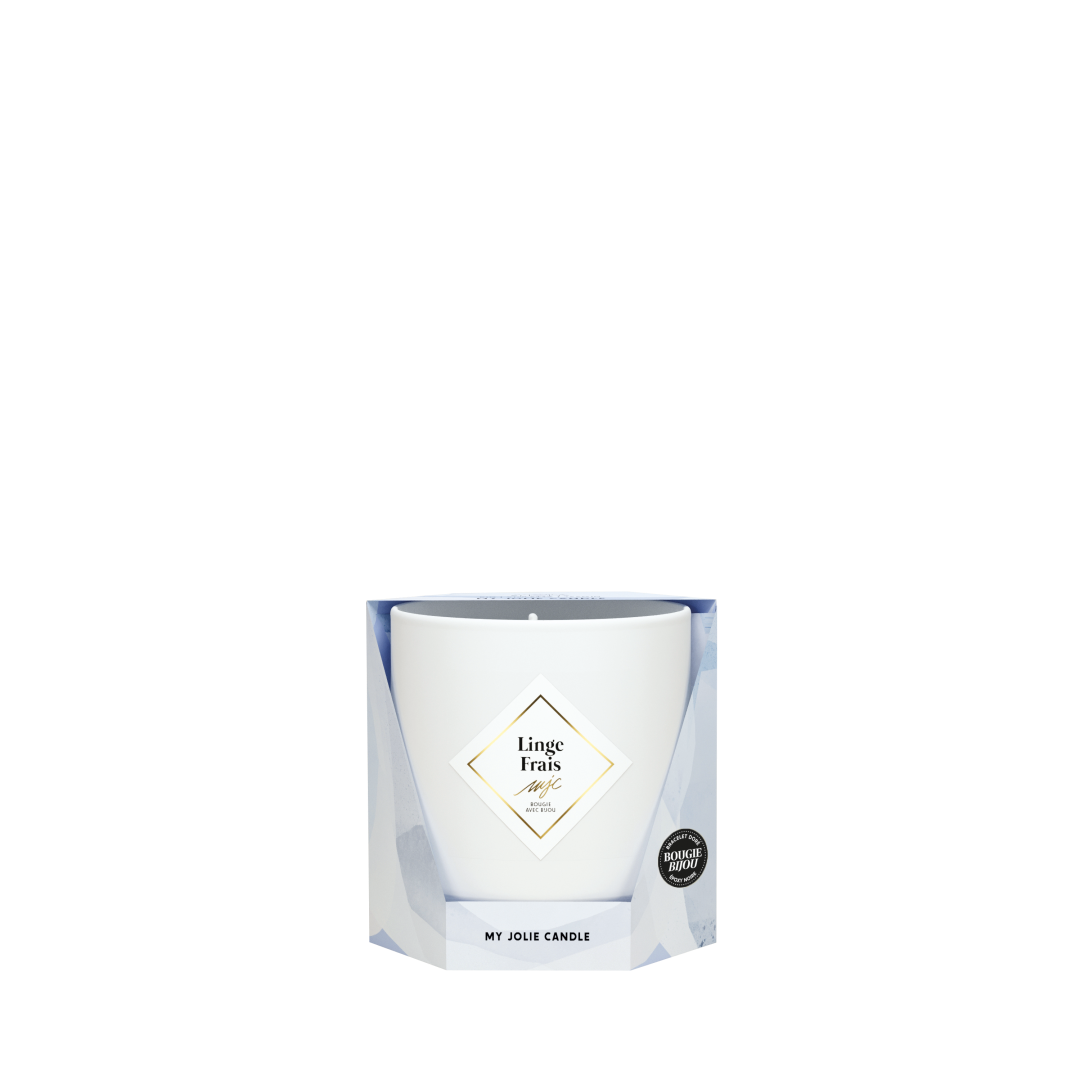 MY JOLIE CANDLE | Geurkaars met beige collier