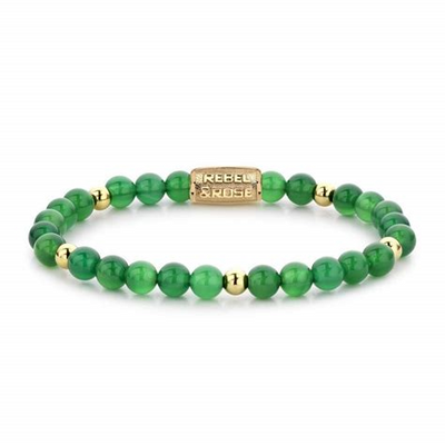 Rebel & Rose | Green Harmony - 18 ct ionplated