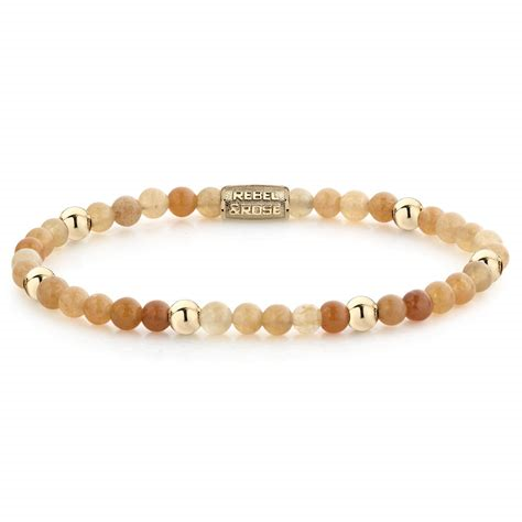 Rebel & Rose | Orange Sky - 18 ct yellow gold plated