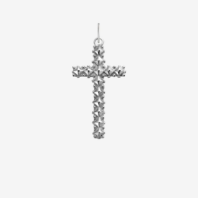 Rebel & Rose | Zilveren hanger in de vorm van een kruis