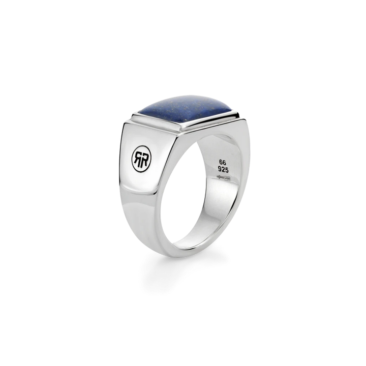 Ring Square Lapis Lowneck 63 (Ø20) - 13 gr. 925