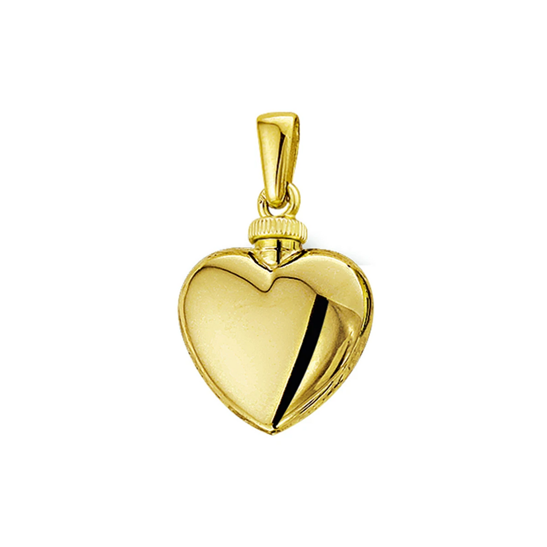 urnhanger hart 14K geelgoud