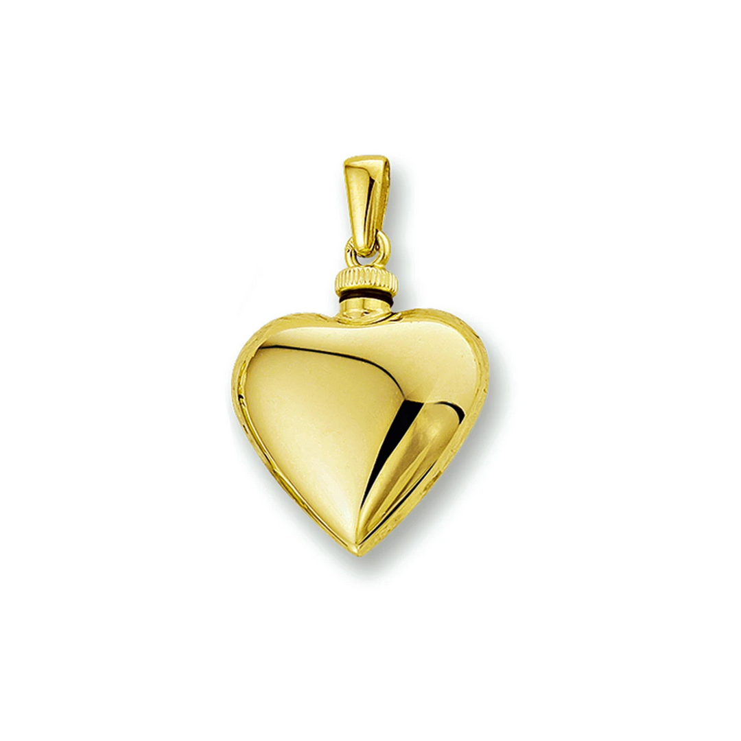 urnhanger hart 14K geelgoud