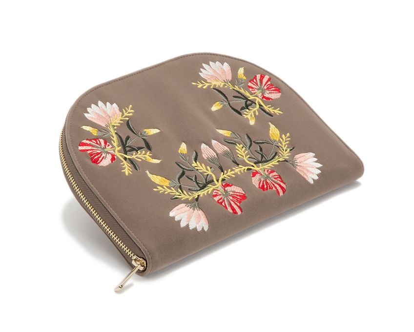 Wolf1834 | Beige platte sieraden etui | Zoe