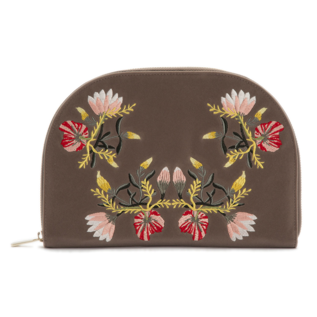 Wolf1834 | Beige platte sieraden etui | Zoe