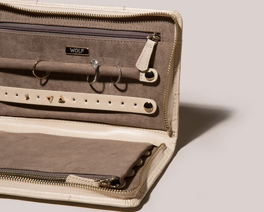 Wolf1834 | Leren sieradenetui roze | Caroline