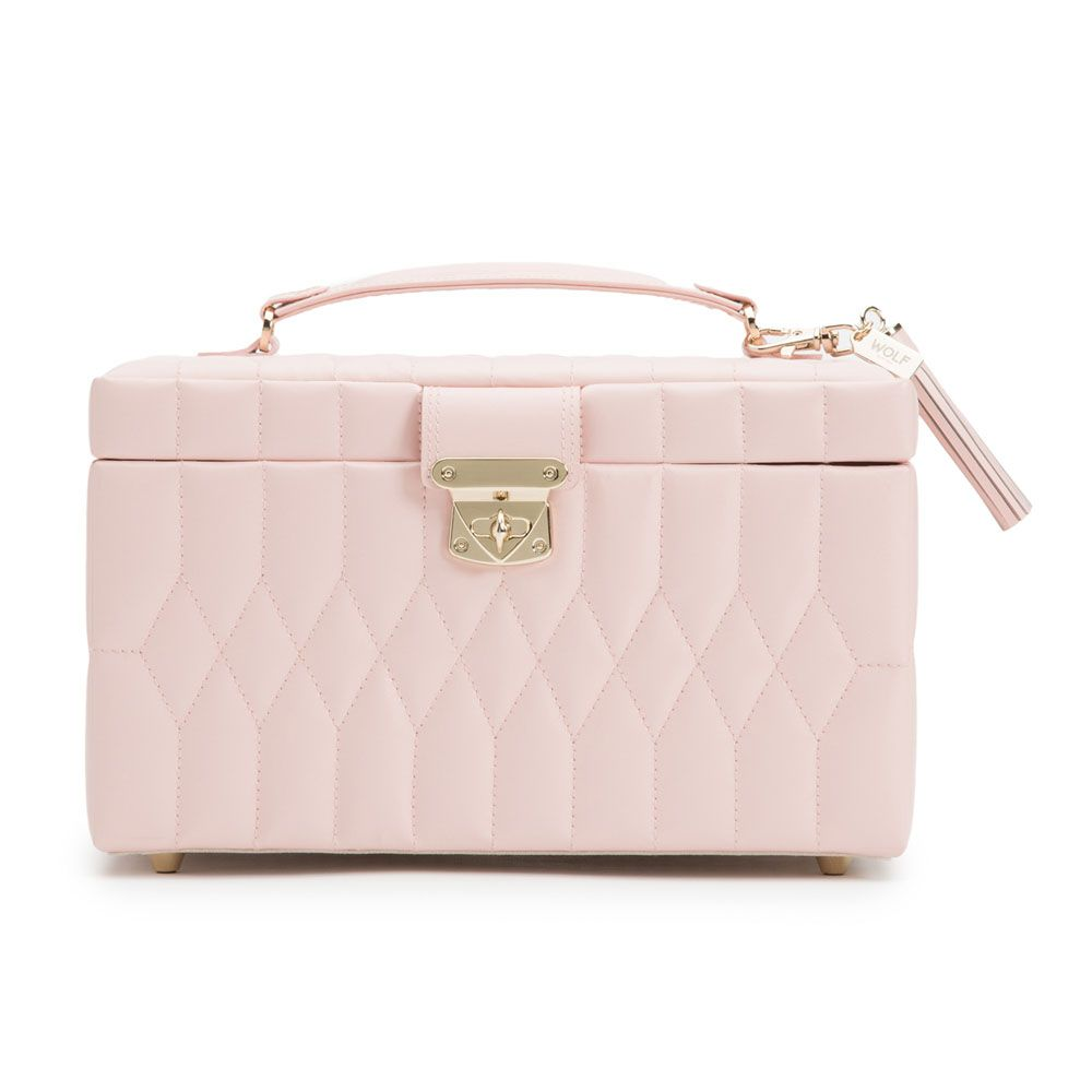 Wolf1834 | Medium sieradendoos leer roze | Caroline