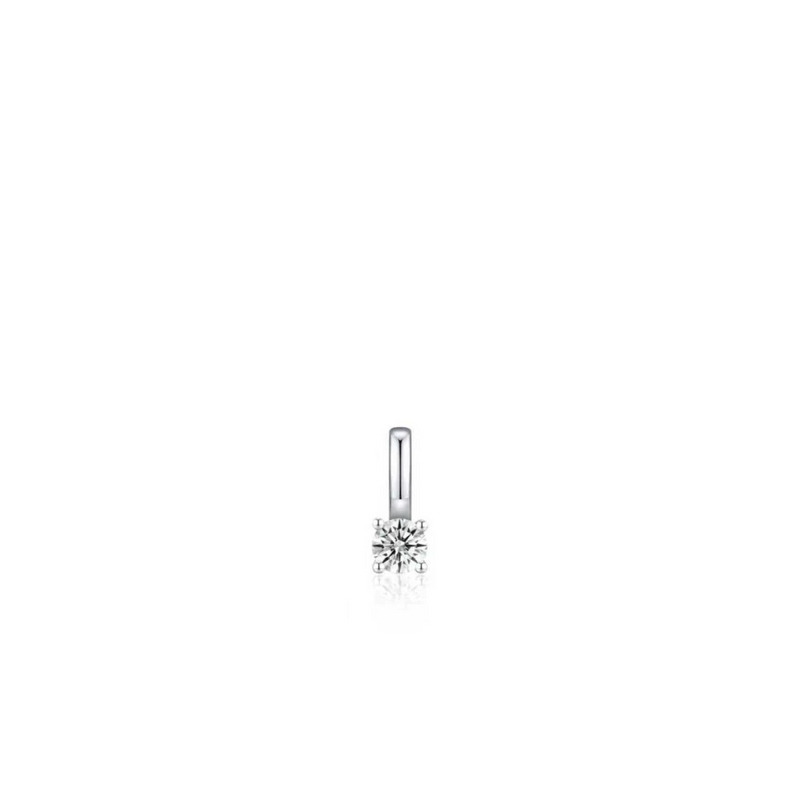 Zilveren hanger met 0,12ct labgrown diamant